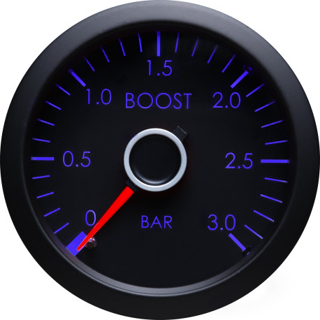 RACES VW Series Orák RACES VW sorozat mérőóra - Turbónyomás (3BAR, mechanikus) - piros/kék | race-shop.hu