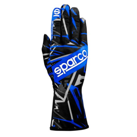 Kesztyűk Gokart kesztyű Sparco K-ROOKIE (belső varrás), fekete/kék | race-shop.hu