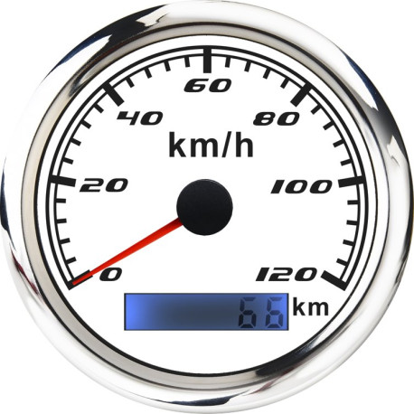 RACES Marine Orák RACES Marine mérőóra FEHÉR - Kiegészítő sebességmérő (120kmh) GPS-érzékelővel | race-shop.hu