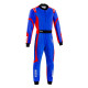 CIK-FIA gyerek gokart overál SPARCO THUNDER K48 ADV, kék/piros