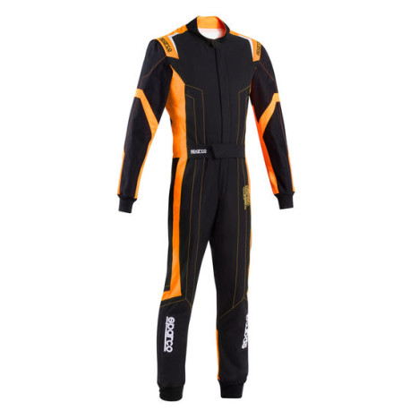 Overálok CIK-FIA gyerek gokart overál SPARCO THUNDER K48 ADV, fekete/fluo/narancssárga | race-shop.hu