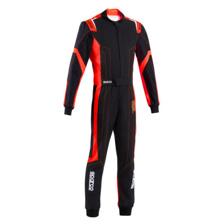 Overálok SPARCO THUNDER K48 ADV versenyruha FIA-val, fekete/piros | race-shop.hu