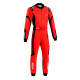 CIK-FIA gokart overál SPARCO THUNDER K48 ADV, piros/fekete