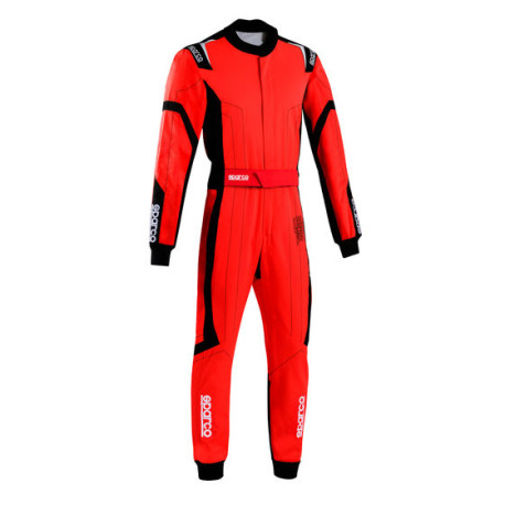 Overálok SPARCO THUNDER K48 ADV versenyruha FIA-val, piros/fekete | race-shop.hu
