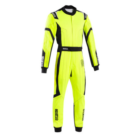 Overálok Race gyermek overall SPARCO THUNDER K48 ADV FIA-val, sárga/fekete | race-shop.hu