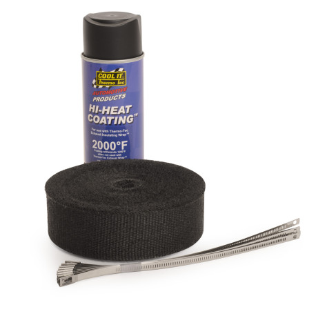 Átfolyó szemek Thermotec szett: kipufogó bandázs + impregnáló spray- + rozsdamentes acél pántok | race-shop.hu