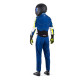 Overálok CIK-FIA gyerek gokart overál SPARCO Kerb Advanced K48, kék/fluo/sárga | race-shop.hu