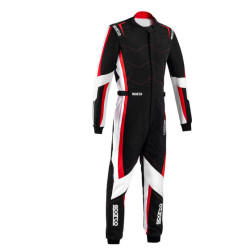 CIK-FIA gyerek gokart overál SPARCO Kerb Advanced K48, fekete/piros