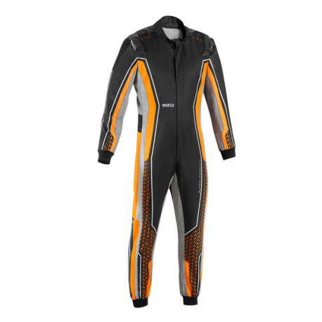 Overálok Race gyermek overall SPARCO SUPERLEGGERA-K FIA-val, fekete/narancs | race-shop.hu