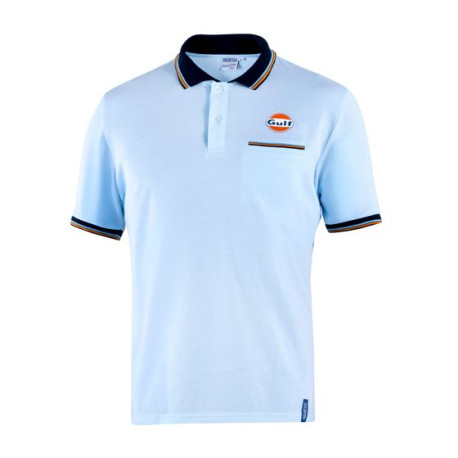 Pólók Spacro Gulf Pocket Polo ing, világoskék | race-shop.hu