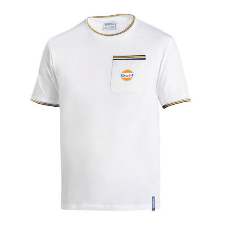 Pólók Póló SPARCO GULF (zsebes), fehér | race-shop.hu