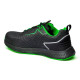 Work shoes Sparco biztonsági cipő Traction SANYO, fekete/zöld | race-shop.hu