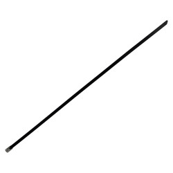 Rozsdamentes acél kötőszalagok golyós zárral ellátott bilincsek FEKETE