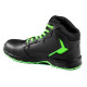Work shoes Sparco biztonsági cipő TARGA-H S3S WILLY, fekete/fluo zöld | race-shop.hu