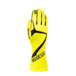 Versenykesztyű Sparco LAND 2025 FIA, fluo sárga