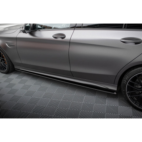 Body kitek és vizuális kiegészítők MAXTON DESIGN küszöb toldatok Mercedes-AMG C63 Sedan / Estate W205 Facelift-hez | race-shop.hu