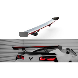 MAXTON DESIGN karbon szárny belső tartókkal + LED Chevrolet Corvette Stingray / Grand Sport C7-hez