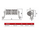 Kiegészítő fényszórók Led lámpa 72w 405x114mm ( terítő és szúró fénnyel-Combo ) | race-shop.hu