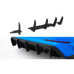 Hátsó Diffúzor V2 Ford Focus RS Mk3 (US-Spec Verzió) (Fekete)