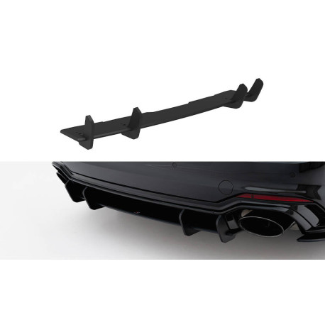 Body kitek és vizuális kiegészítők MAXTON DESIGN hátsó diffúzor Audi RS5 Coupe / Sportback F5-höz, fekete-piros | race-shop.hu