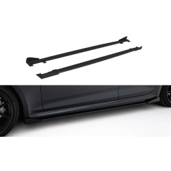 MAXTON DESIGN küszöb toldatok Audi RS5 Sportback F5-höz, fekete + fényes flapsok