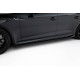 Body kitek és vizuális kiegészítők Oldalsó küszöbök diffúzorok Audi RS5 Sportback F5 (Fekete + Fényes peremek) | race-shop.hu