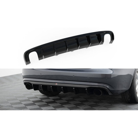Body kitek és vizuális kiegészítők Hátsó diffúzor Audi A4 B8 Facelift (kétoldali egyes kipufogóval szerelt változat) | race-shop.hu