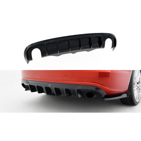 Body kitek és vizuális kiegészítők MAXTON DESIGN hátsó diffúzor Audi A5 S-Line Sportback 8T-hez (kipufogó 1+1) | race-shop.hu