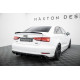 Body kitek és vizuális kiegészítők MAXTON DESIGN hátsó diffúzor Audi A3 Sedan 8V Facelift-hez (kipufogó 1+1) | race-shop.hu