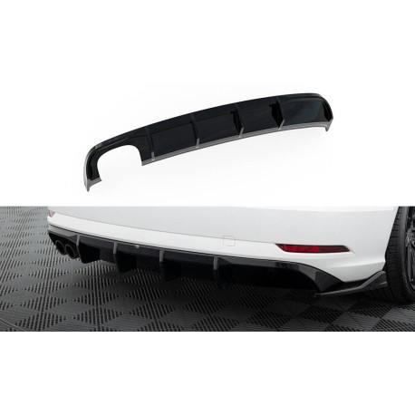 Body kitek és vizuális kiegészítők MAXTON DESIGN hátsó diffúzor Audi A3 Sedan 8V Facelift-hez (kipufogó 2+0) | race-shop.hu