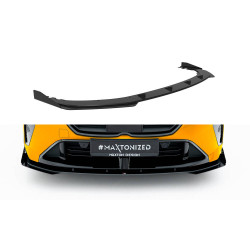 MAXTON DESIGN első splitter BMW M135i F70-hoz, fekete + fényes flapsok
