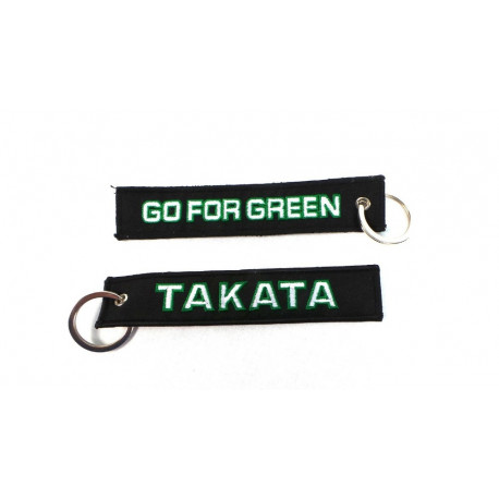 Kulcstartók Kulcstartó Takata go for green fekete | race-shop.hu