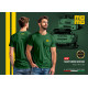 Pólók Póló MOMO STACK, zöld | race-shop.hu