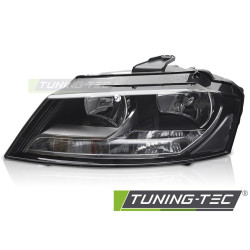 Fényszóró fekete bal oldal TYC AUDI A3 8P 08-12-hez