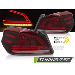 LED hátsó lámpák piros SUBARU WRX 14-21-hez