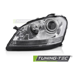 Fényszóró króm bal oldal TYC MERCEDES W164 05-08-hoz