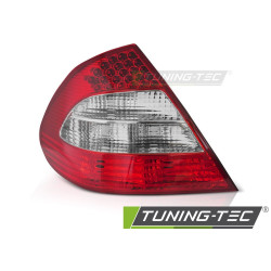 LED hátsó lámpa piros-fehér bal oldal TYC MERCEDES W211 06-09 4D-hez