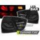 TUNING-TEC LED hátsó lámpák (LED Bar) BMW E90 03.05-08.08-hoz, fekete-füstös SÉRÜLT