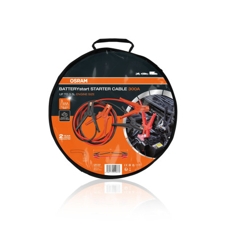 Akkumulátor töltők Osram STARTER kábel 300A | race-shop.hu