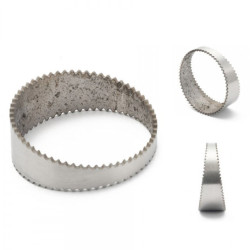 RACES Rozsdamentes acél fűrészfogas kipufogógáz szögszegmens - 76mm