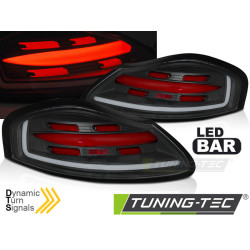 LED BAR hátsó lámpák fekete-piros szekvenciális PORSCHE BOXSTER 986 96-04-hez