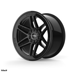 STROM DS-25 felni 18x9 5x114.3/120 72.6 ET33, Fényes Fekete