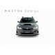 Body kitek és vizuális kiegészítők Street Pro Első szplitter Subaru Impreza WRX STI Mk3 Facelift (fekete-piros) | race-shop.hu