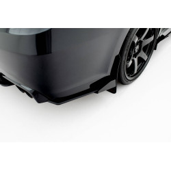 Street Pro hátsó oldalsó diffúzor toldatok + sárfogók Subaru Impreza WRX STI Mk3 Facelift (fekete-piros)