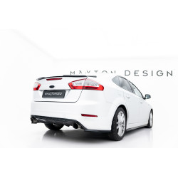MAXTON DESIGN hátsó oldalsó splitterek Ford Mondeo ST-Line Sedan Mk4 Facelift-hez, fényes fekete