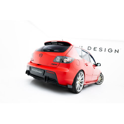 Street Pro hátsó diffúzor Mazda 3 MPS Mk1 EU verzió (fekete-piros)