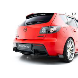 Street Pro hátsó oldalsó splitterek + flaps Mazda 3 MPS Mk1 EU verzió
