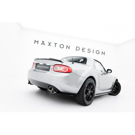 Body kitek és vizuális kiegészítők MAXTON DESIGN hátsó oldalsó splitterek Mazda MX-5 Mk3 (NC) Facelift-hez, fényes fekete | race-shop.hu