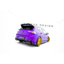 MAXTON DESIGN hátsó oldalsó splitterek Volkswagen Golf R Mk8 / Mk8 Facelift-hez, fényes fekete, V7