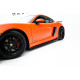 MAXTON DESIGN küszöb toldatok Porsche 718 Cayman GTS 982c-hez, fényes fekete, V2